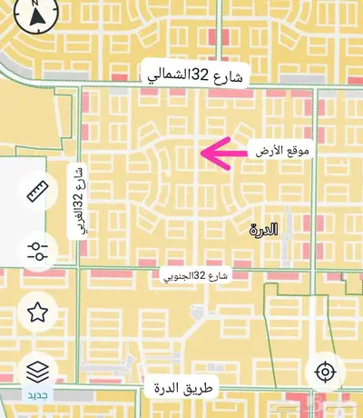 نص ارض للبيع في مخطط جوهرة العروس 2ح شارع 32 index