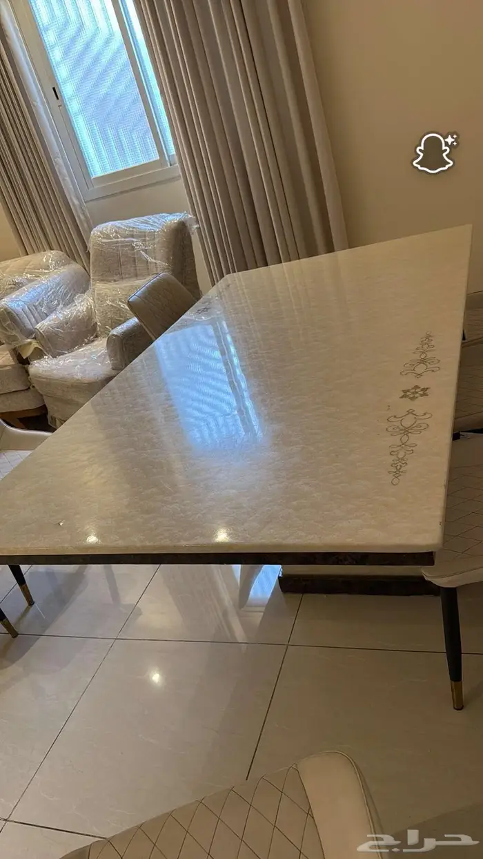 طاوله طعام رخام الرياض 5