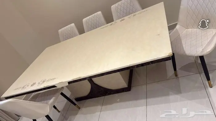 طاوله طعام رخام الرياض 3