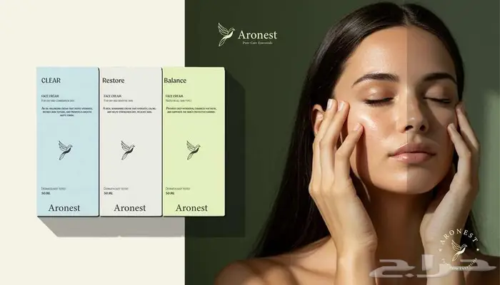 تصميم شعار وهوية بصرية Packaging متكامل لبراند عنايه بالبشره 4