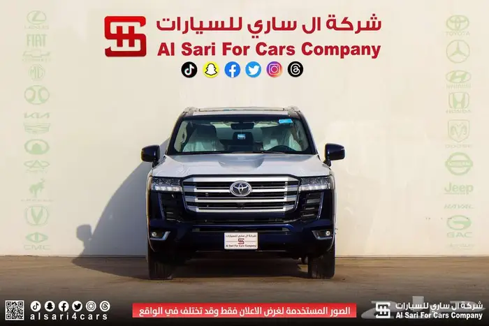 تويوتا لاند كروزر ديزل GXR L3 2024 اقساط بنوك وشركات 0