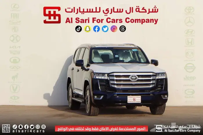 تويوتا لاند كروزر ديزل GXR L3 2024 اقساط بنوك وشركات 24
