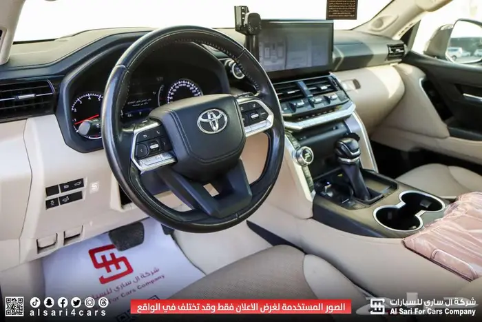 تويوتا لاندكروزر VXR بنزين فطيمي 2022 اقساط بنوك وشركات 31
