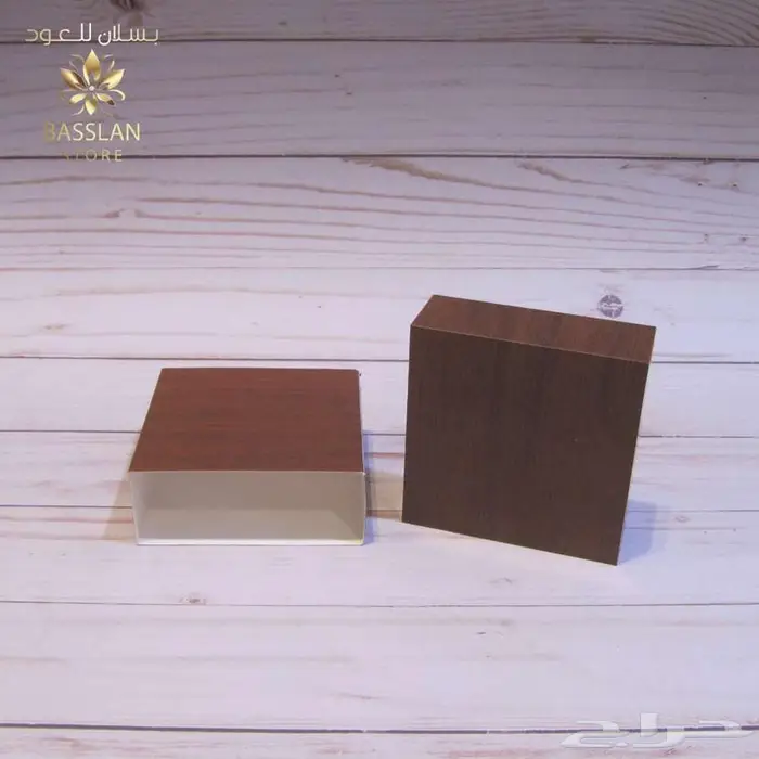 علبة إهداء تولة خشبي - بني 0