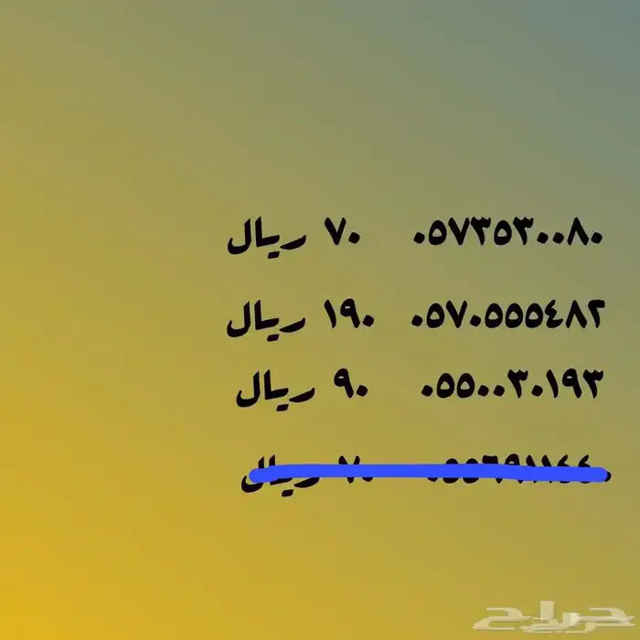 تصفية على الأرقام المعروضة 6
