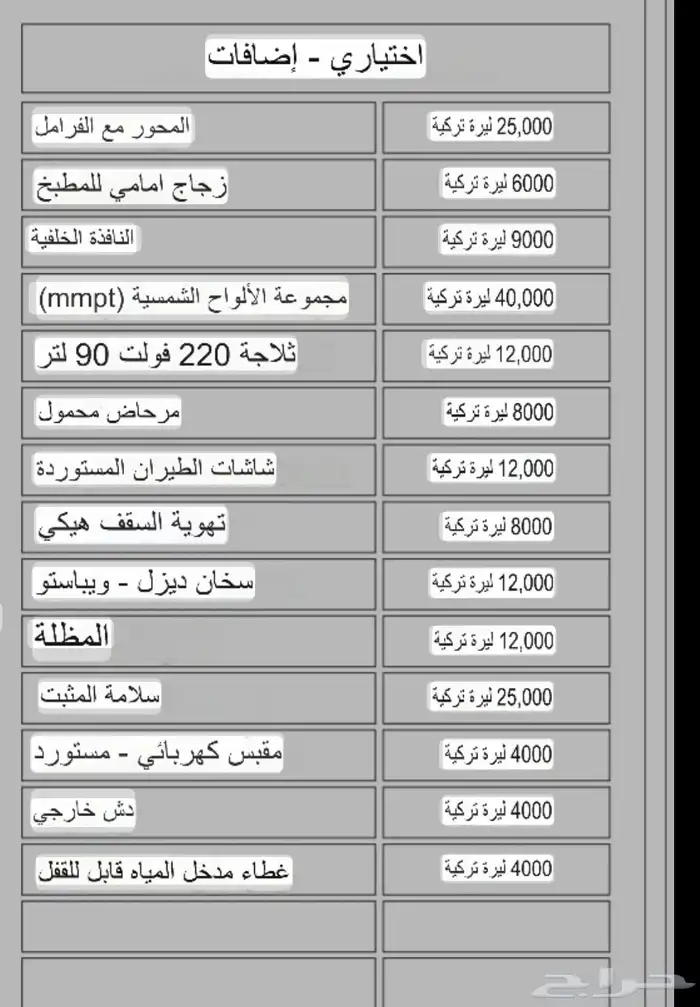عرض خاص على كرفان تركي   السعر لأول عميلين فقط 13