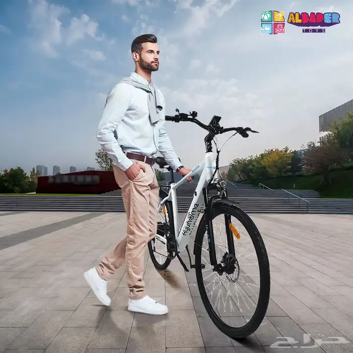 سيكل كهربائي رياضي بالحجم الكبير - دراجة مع بطارية مساعده 6