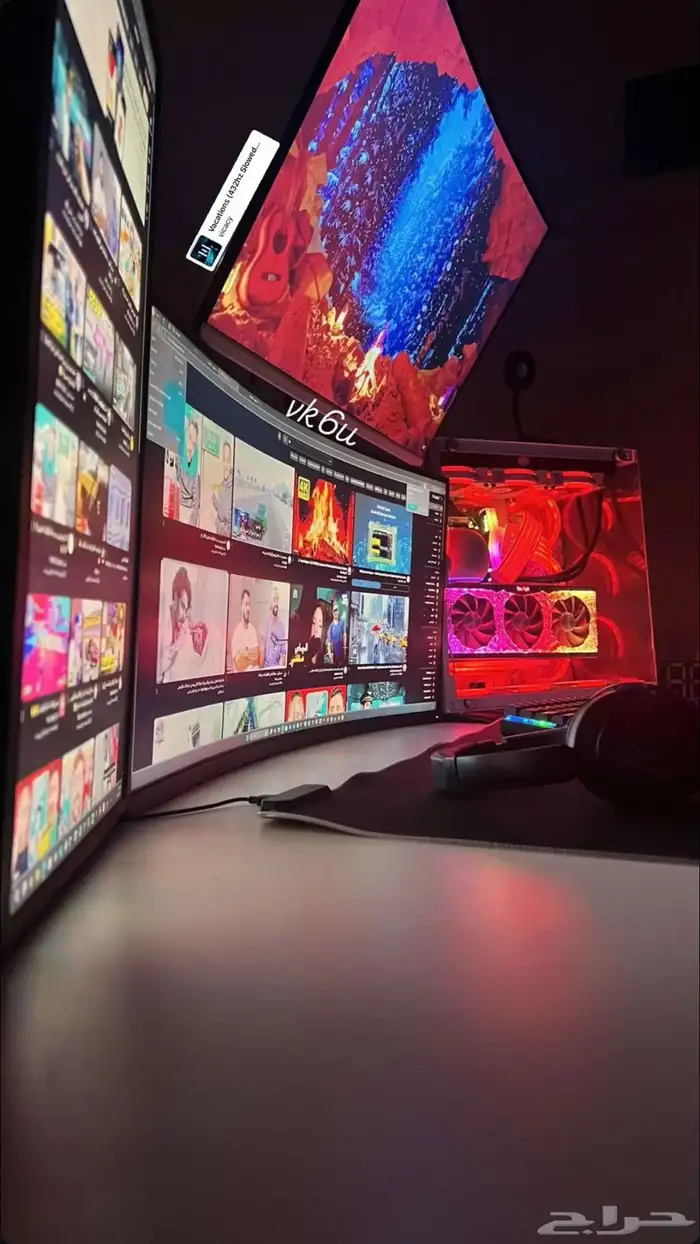 إعلان بيع PC قوي وجاهز للألعاب والتصميم مع سيت أب كامل 3