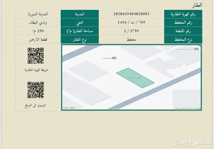 قطعتين سكنية في العاقول مقابل جامع موضي العتيبي 2