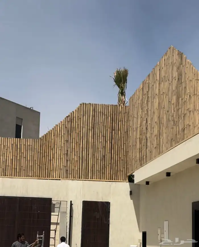 ساتر خيزران طبيعي   ديكور خارجي للحدائق استراحة مزرعة 4
