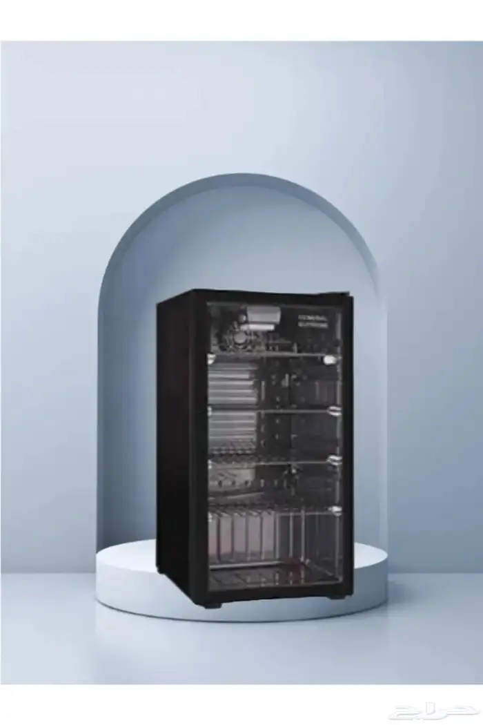 ثلاجة زجاج مع فريزر دانيسات 7