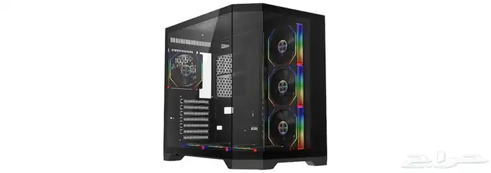كيس بي سي اسود والابيض PC CASE 0