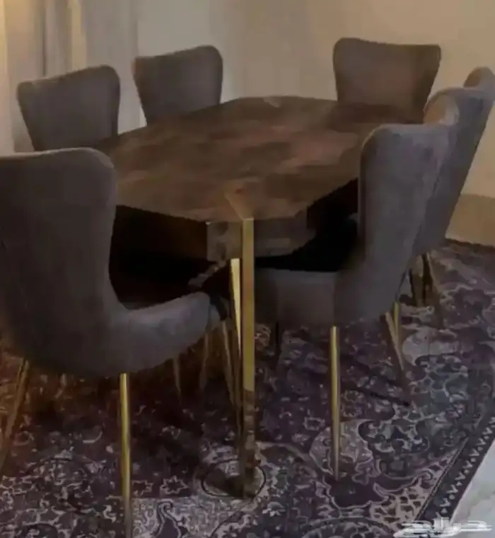 طاولة طعام 6 كراسي 0