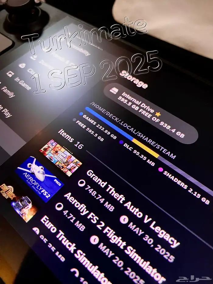 ستيم ديك Steam Deck Oled 1T 0