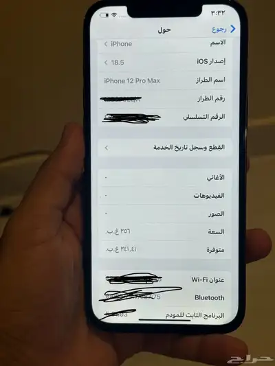 للبيع على السوم آيفون 12 برو ماكس 256 GB index