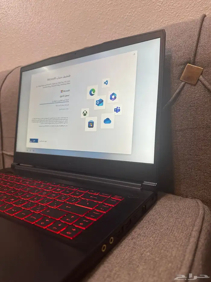 لابتوب قيمنق RTX3050 msi 7