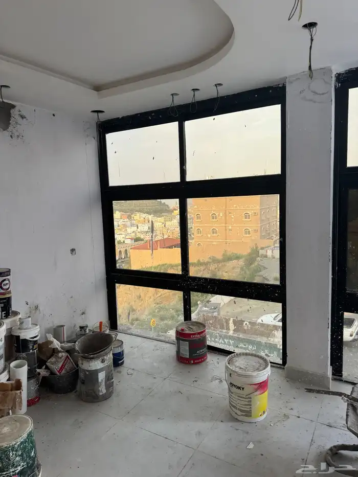 المنيوم شبابيك دبل قزاز مستعمل جديد 6