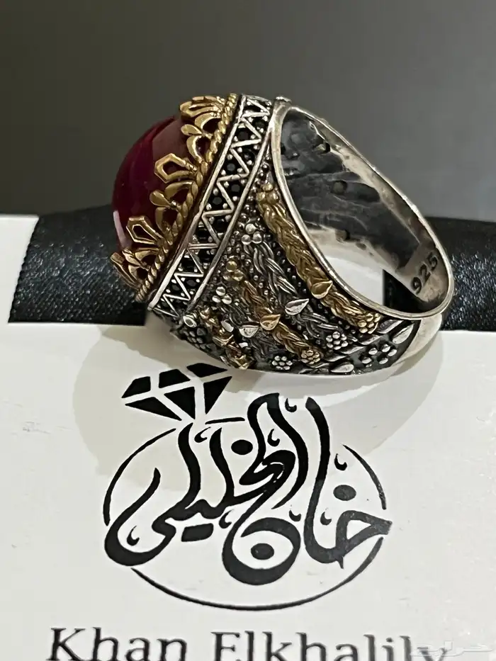 أحجار كريمه طبيعي اصليه خواتم وسبح 31