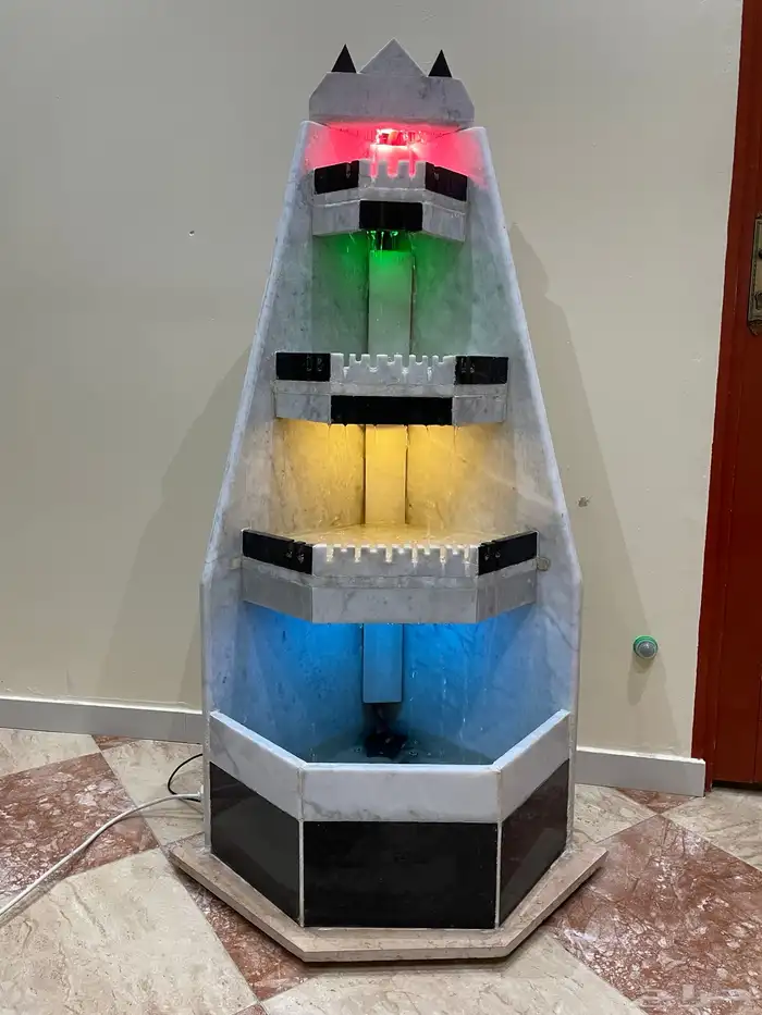 شلال صناعي من الرخام منزلي .. في بيشه 1