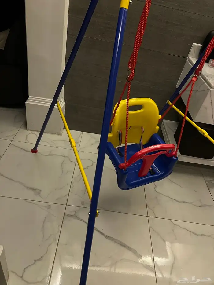 مرجيحة اطفال استخدام بسيط جدا 2