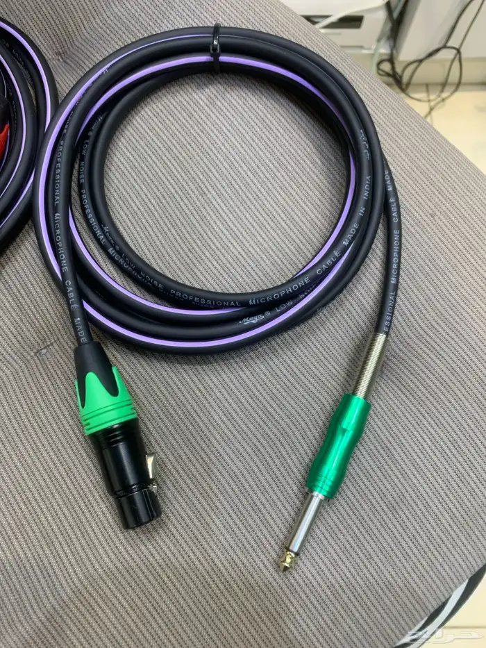 تفصيل أسلاك للسماعات والمايكروفونات جاك XLR. AUX RCA سبيكون 3