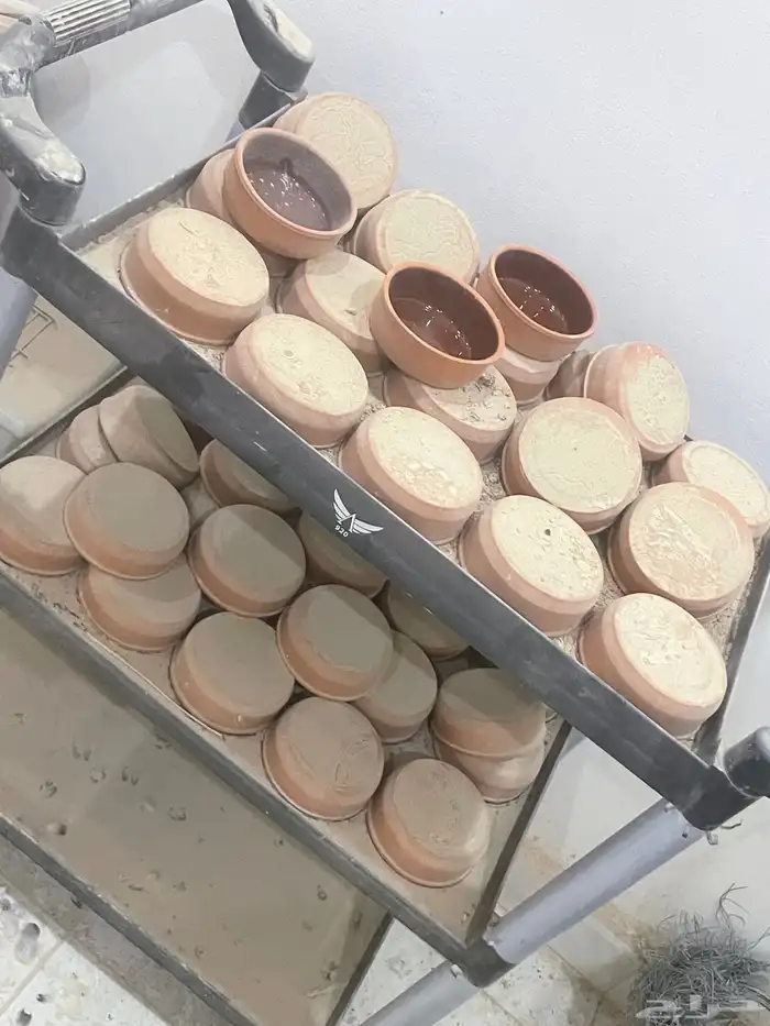 للبيع بياضات فخار طيور زينة و ماكليات فخار 9