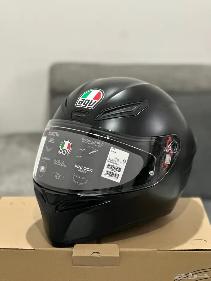 خوذة AGV K1s لون اسود مطفي 1
