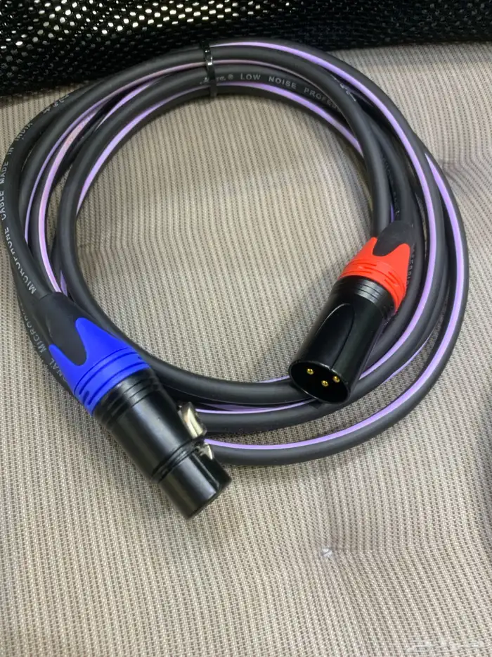 تفصيل أسلاك للسماعات والمايكروفونات جاك XLR. AUX RCA سبيكون 2