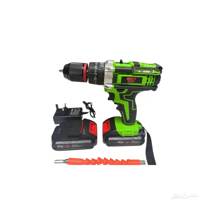 عرض خاص دريل شحن 36 فولت راس حديد ب 125ريال 0