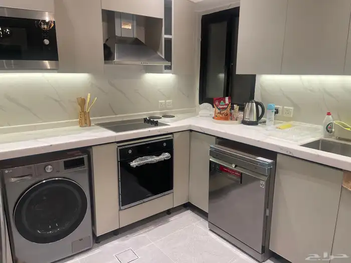 شقة مؤثثة راقية في حي الملقا الرياض Apartment for rent 5