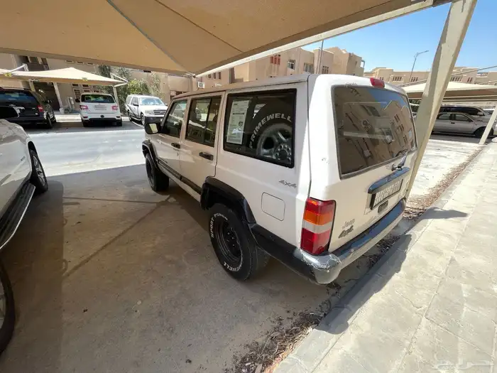 جيب شيروكي 2001 خليجي قير عادي للبيع او البدل 4