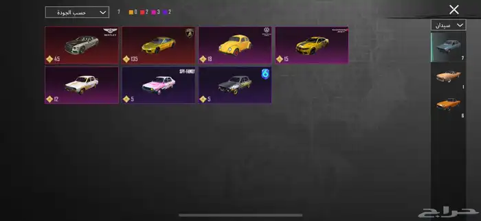 حساب ببجي اسطوري . 45