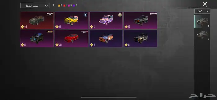 حساب ببجي اسطوري . 55