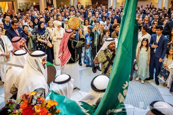 فرقة عرضة نجديه سعوديه والوان شعبية 8