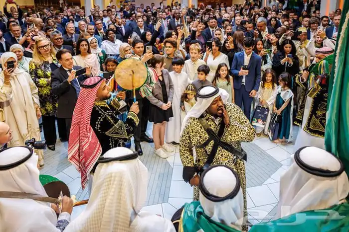 فرقة عرضة نجديه سعوديه والوان شعبية 9