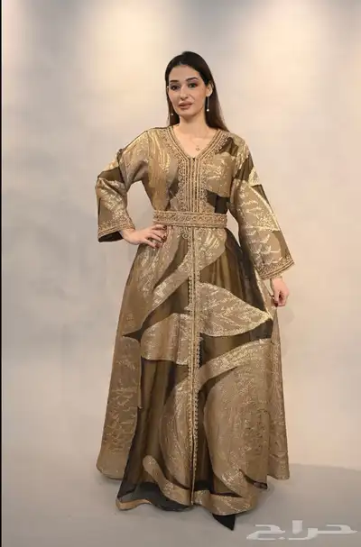 دراعه مغربي مع حزام مشكوك 0