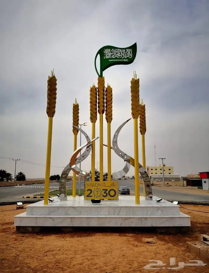 مجسمات اليوم الوطني بكل انواعها للطرق والميادين والحدائق 69