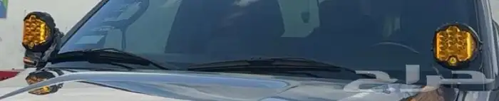 كشافات قواعد اسود لون الكشاف برتقالي غامق الحجم الكبير 0