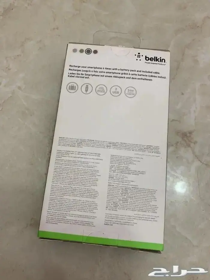 باور بنك بيلكن Belkin سعة 10 الآلآف جديد 2