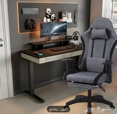 للبيع كرسي قيمنق قماش جديد index