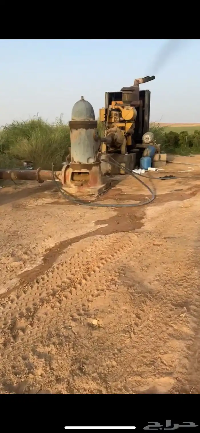 للبيع مكينه زراعيه ومحور رشاش 5 أبراج كامل يوجد مقطع فديو 1
