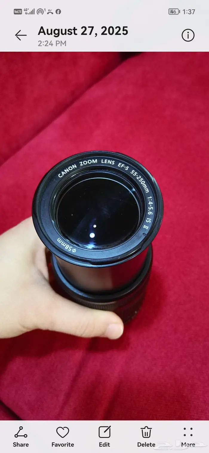 Canon 700d touch screen with 2 lens 13
