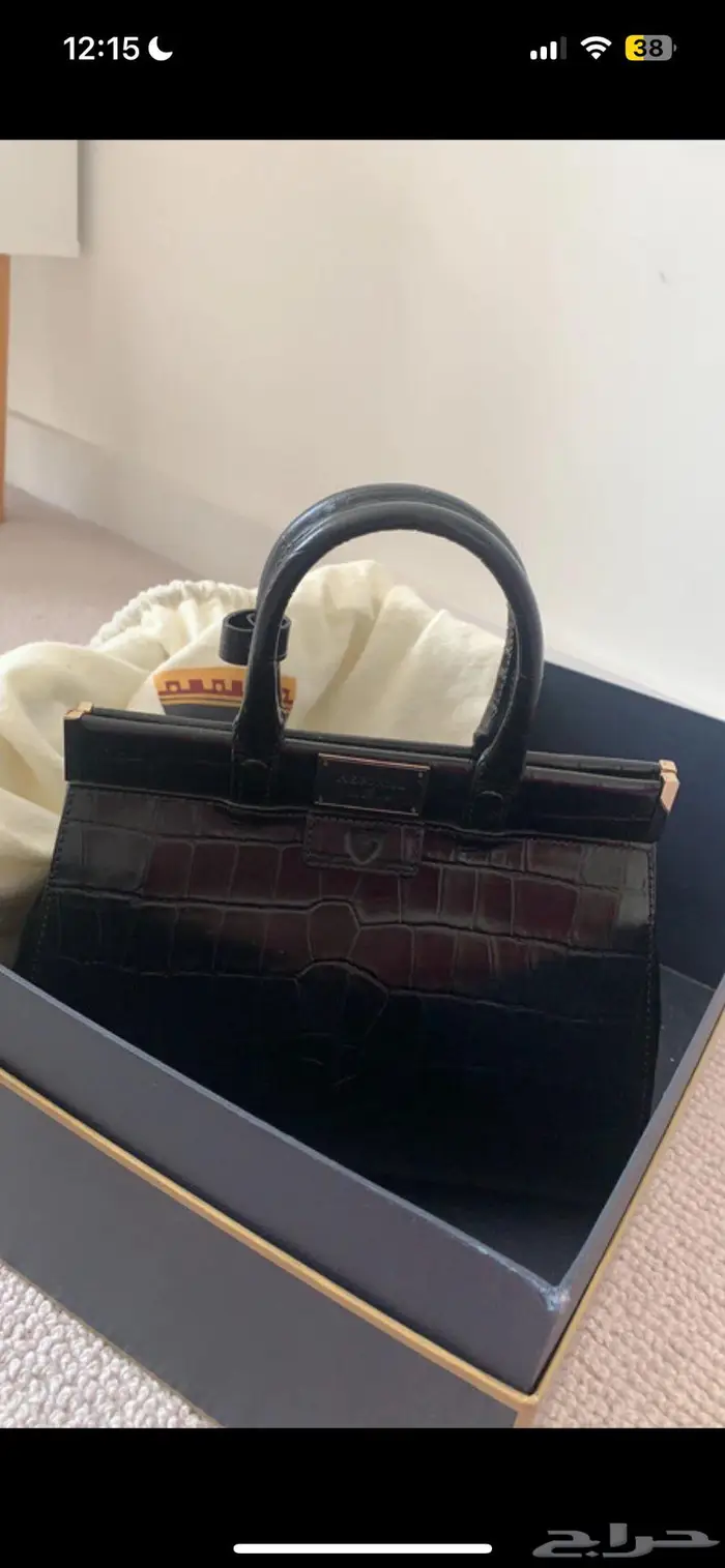 شنطة سوداء ماركة Aspinal of London للبيع بسعر 2800 1
