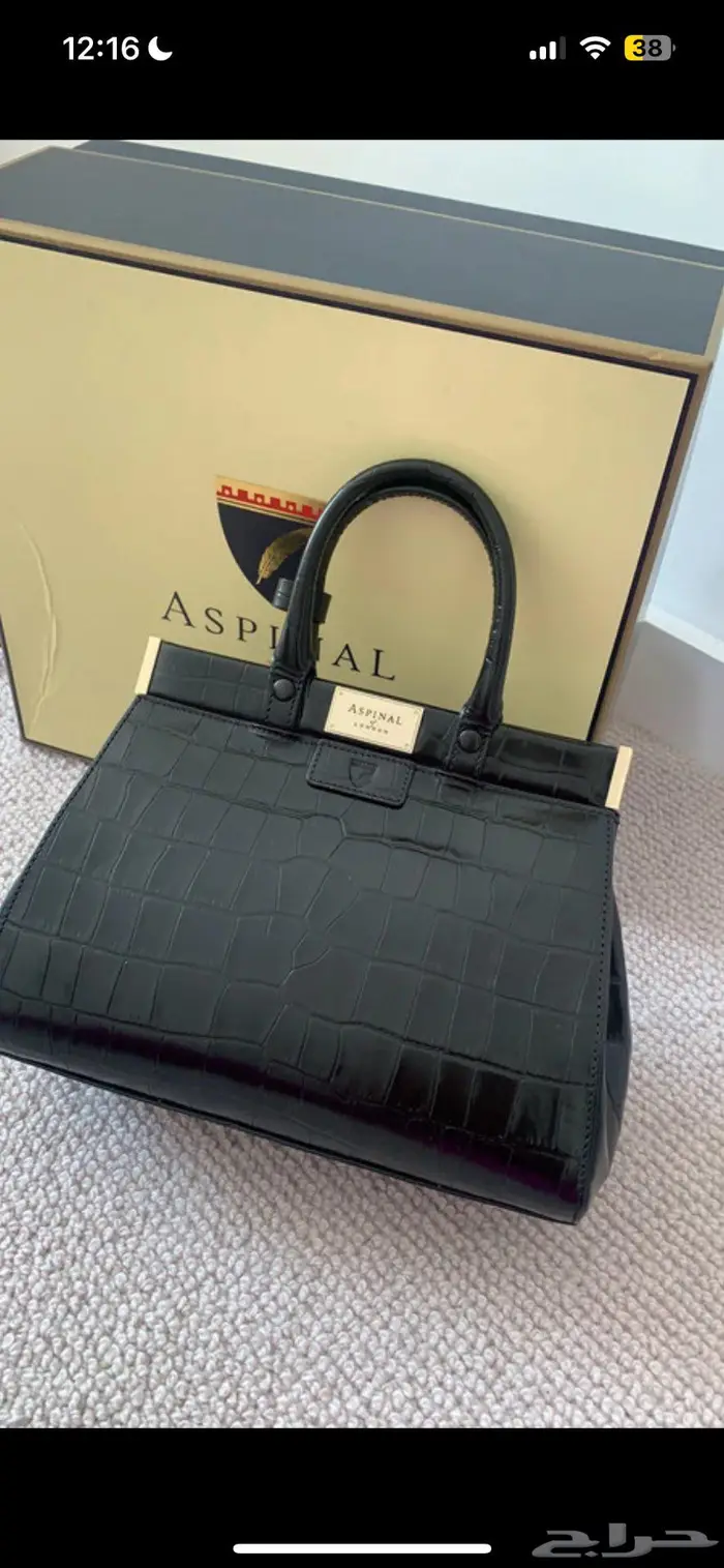 شنطة سوداء ماركة Aspinal of London للبيع بسعر 2800 2