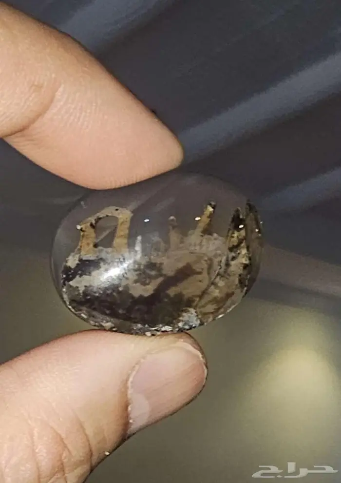 حجر عقيق يمني مصور طبيعي 2