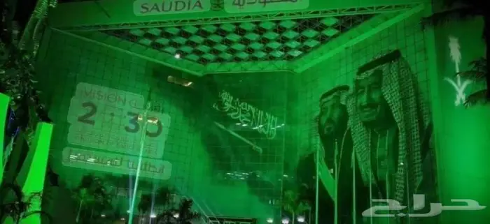 أضاء مباني يوم وطني اخضر 0