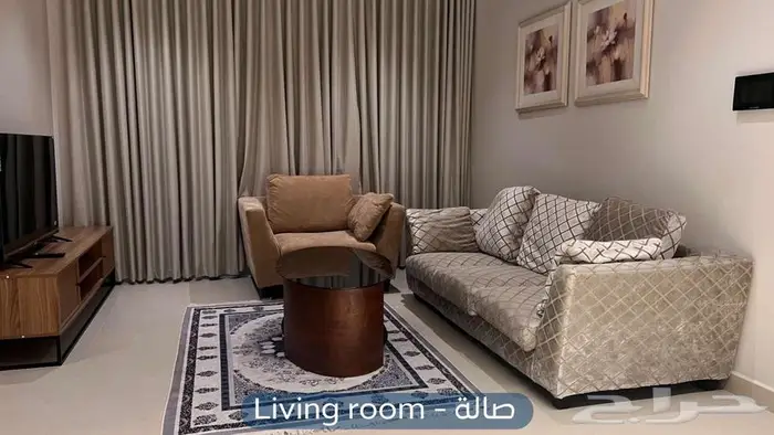 شقة مؤثثة للإيجار حي التعاون 10