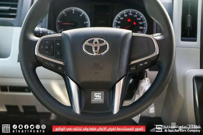 تويوتا هايس بضاعة سقف عالي بنزين 2025 8