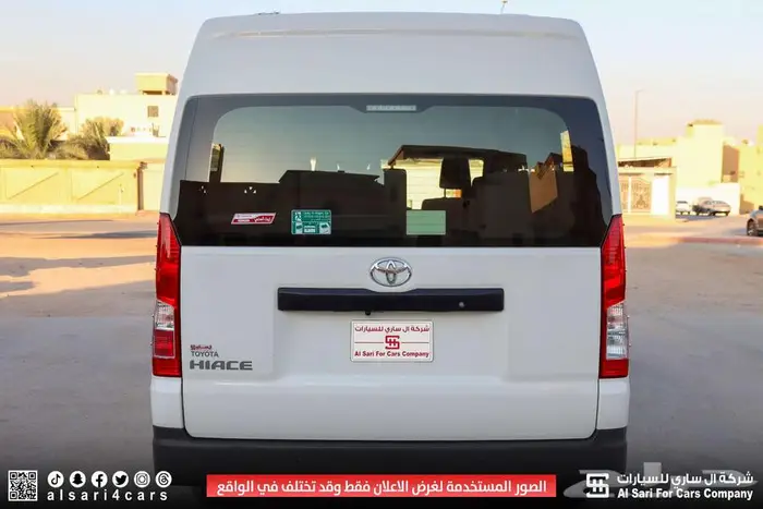 تويوتا هايس ديزل ركاب جير عادي 2023 اقساط بنوك وشركات 13