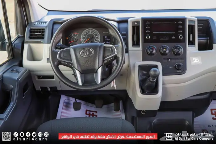 تويوتا هايس ديزل ركاب جير عادي 2023 اقساط بنوك وشركات 9